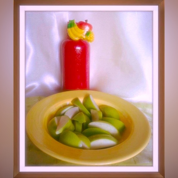 Teacher Gift Hand Crafted Fruit Passion Gypsy Bottle Tropical Beachy Decor - Picture 2 of 5